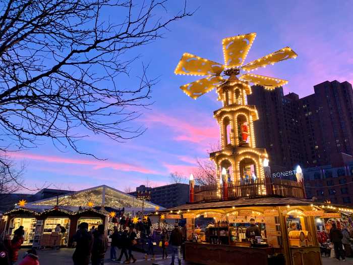 Christmas Village Love Park